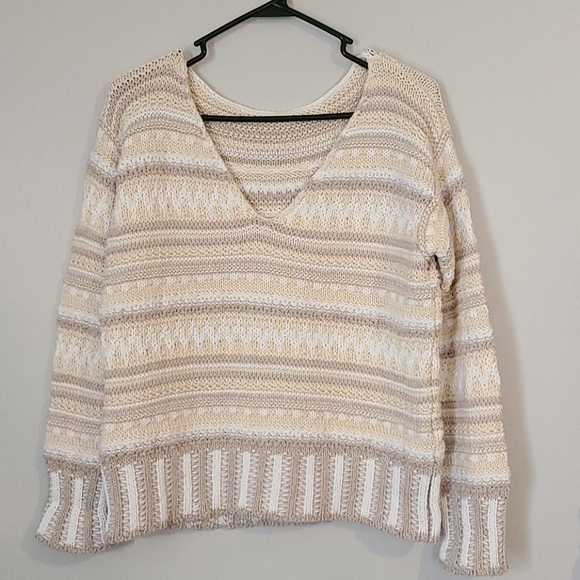 Free People Sweaters - Comfy Knit V-Neck Sweater